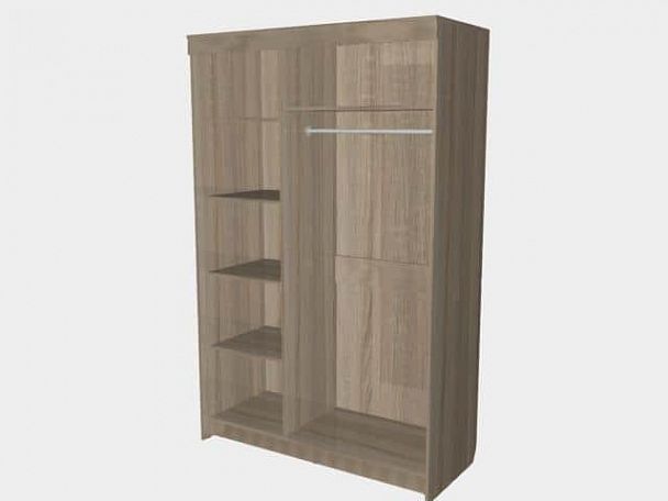 Шкаф-купе "Оптима" 140 (зеркало) - Вид 5