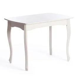Стол обеденный раздвижной Катерина Прованс/Caterina Provence, бук, мдф, Ivory white - Фото предпросмотра