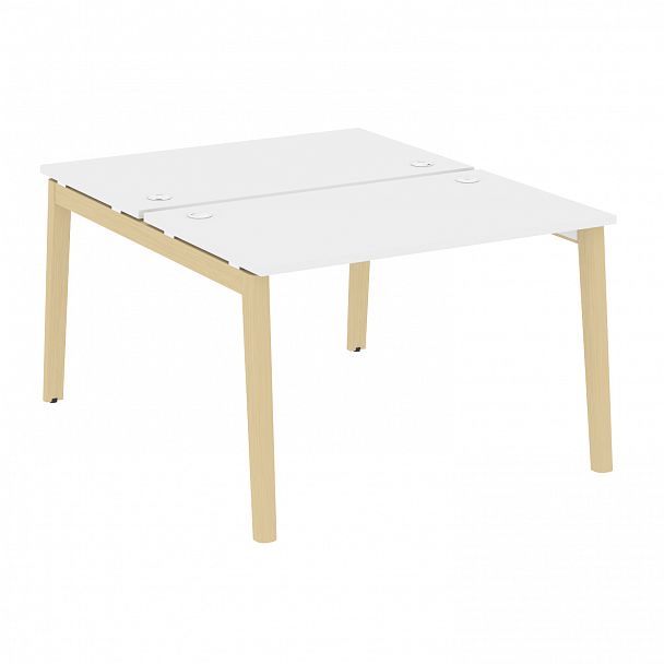 Рабочая станция "Onix wood" OW.D.RS-2.2.7 белый/дуб светлый - Вид 1