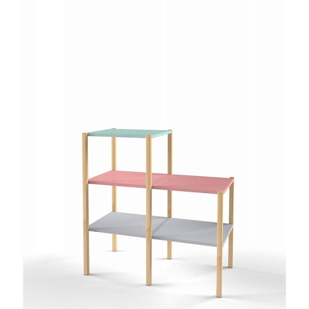 Стеллаж модульный для игрушек Скандинавия модуль 2 - Вид 1