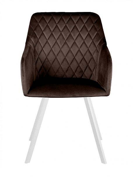 Комплект кресел поворотных Барли, Confetti coffee/белый, 4 шт. - Вид 3