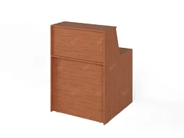 ЛАЙТ / LIGHT RLG065-8x8 Блок ресепшн 80x80x125 Орех Итальянский - Фото предпросмотра