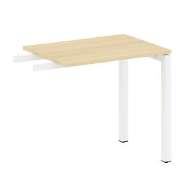 Metal System Quattro Приставной элемент на П-образном м/к 50БП.ПР-2 Акация/Белый металл 800*600*750 - Фото предпросмотра