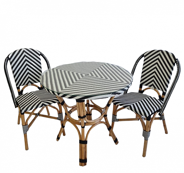 Стул Токио из комбинированного ротанга - Вид 7