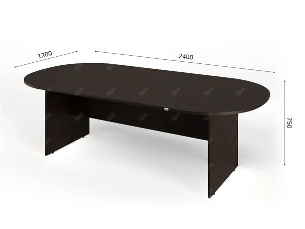 ЛАЙТ / LIGHT RLG010-24x12 Конференц-стол 240x120x75 Венге - Вид 5