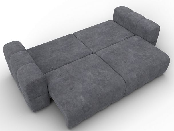 Диван прямой Лига-110 НПБ Велюр серый - Вид 10