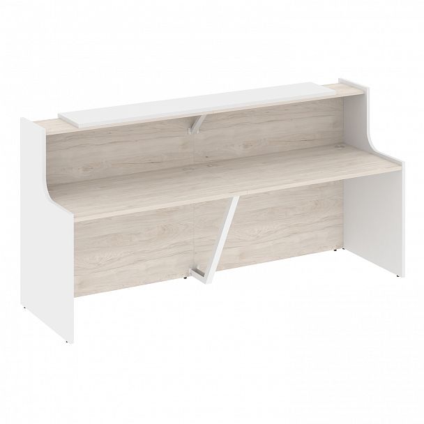 Ресепшн "Onix" O.R-K-9 денвер светлый/белый - Вид 1