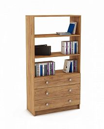 Стеллаж комбинированный Бостон-4 - Фото предпросмотра