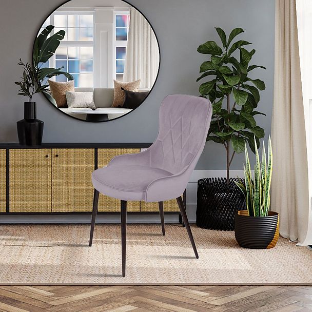 Стул Leonardo, бархат светло-серый 26 - Вид 6