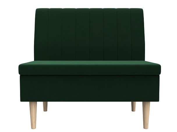 Диван прямой Мини Велюр зеленый - Вид 2