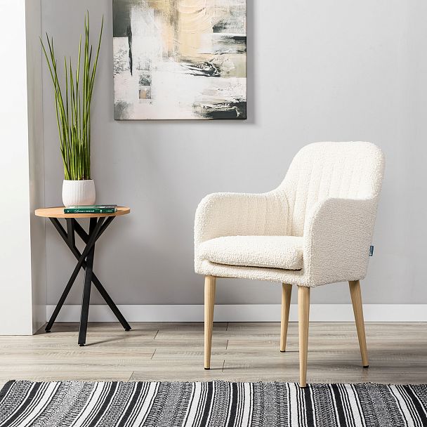 Стул Olaf бежевый/нат.дуб - Вид 8