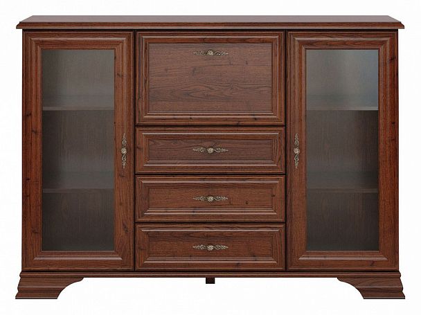 Тумба-витрина Кентаки KOM2W3S1B - Вид 1