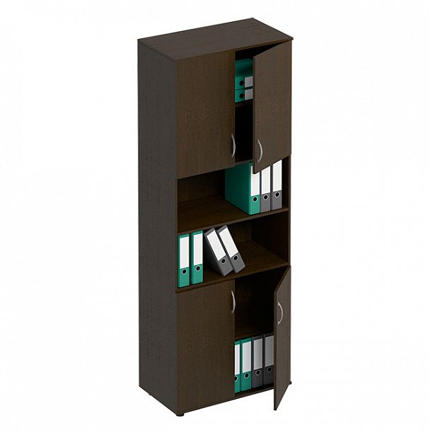 Шкаф для документов "Формула" ФР 374 венге темный - Вид 1