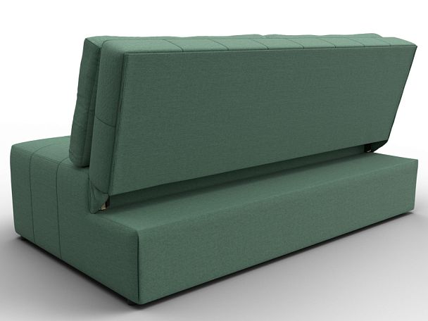 Диван прямой Лига-107 (160) Рогожка зеленый - Вид 5