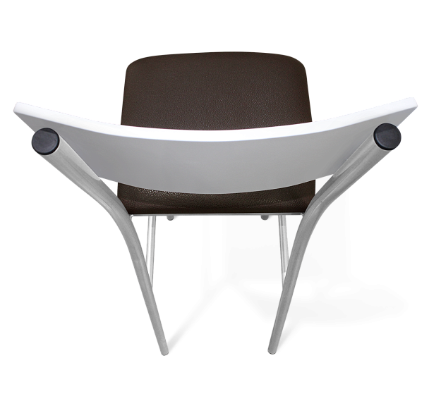 Стул барный Sheffilton SHT-S102 сереб./espresso/белая шагрень гл. - Вид 4