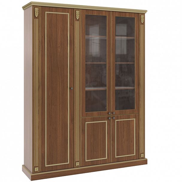 Шкаф комбинированный Vienna 172x45x220 орех - Вид 1