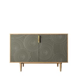 Комод с двумя дверками Line R18/browngrey - Фото предпросмотра