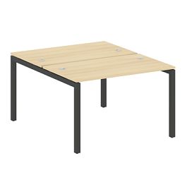 Metal System Quattro Р. ст. на П-образном м/к 50БП.РАС-СП-2.2 Акация/Антрацит металл 1200*1475*750 - Фото предпросмотра