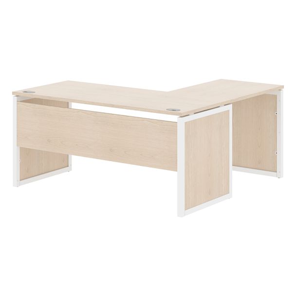 Стол угловой XQPCT 1615 Бук Тиара/Белый 1600х1500х750 XTEN-QP - Вид 1