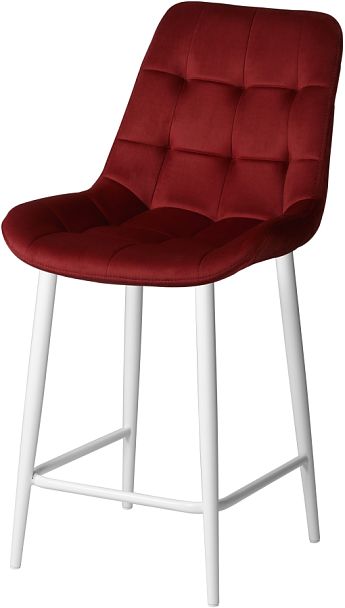 Комплект полубарных стульев Эйден, Confetti bordo/белый, 4 шт. - Вид 1