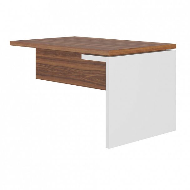 Брифинг-приставка Zion 120x80x74 орех - Вид 1