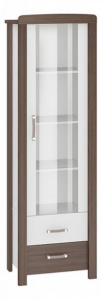 Шкаф книжный Бартоло ВТД-СФ Белый/Шамони - Вид 1