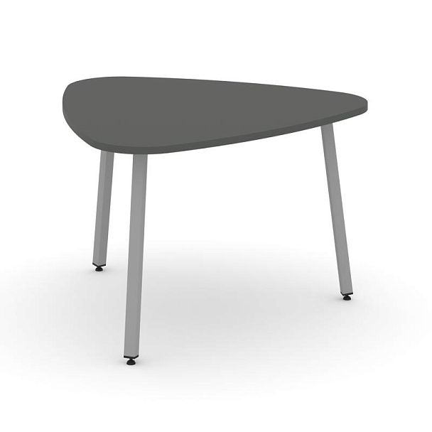 Стайл Проджект Стол переговорный SN-4.SPRG-71.3 Антрацит/Металл Серый 1200*1200*750 - Вид 1