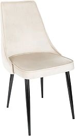 Стул для дома Бюрократ CH-K4 бежевый Holland 06 металл черный на ножках (CH-K4_1/HL07) - Фото предпросмотра