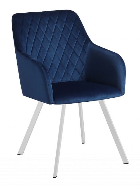 Комплект кресел поворотных Барли, Confetti blue/белый, 2 шт. - Вид 4