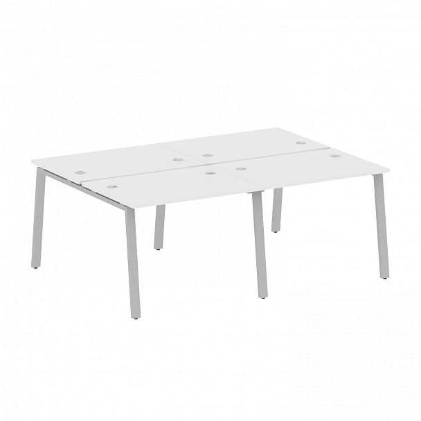 Рабочая станция "Metal System" БА.СМ-4.1 белый/серый - Вид 1