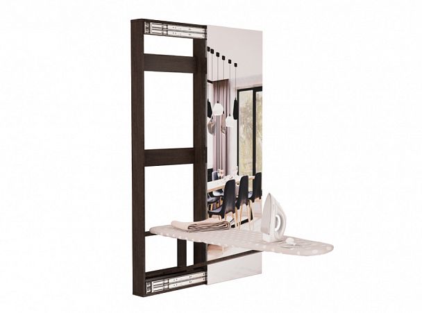 Гладильная доска "Смарт" с зеркалом венге - Вид 1