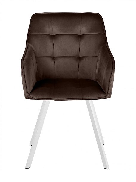 Комплект кресел поворотных Мони, Confetti coffee/белый, 4 шт. - Вид 3