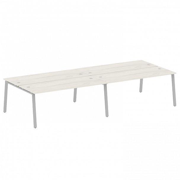 Рабочая станция "Metal System" БА.СМ-4.5 дуб наварра/серый - Вид 1