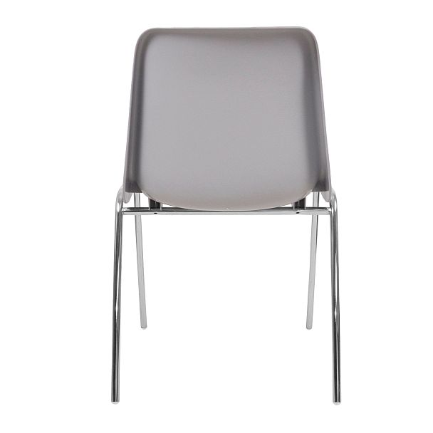 Стул Vicenza (4 ножки) Каркас хром, светло-серый, стопируемый - Вид 4