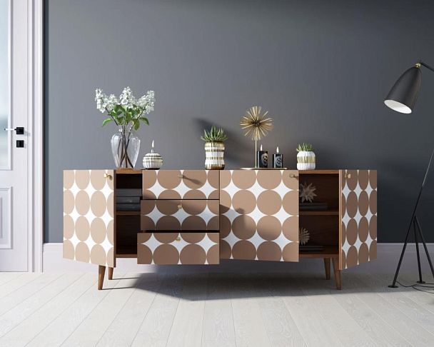 Комод Berber удлиненный принт 17 арт BB11/Print_17 - Вид 2