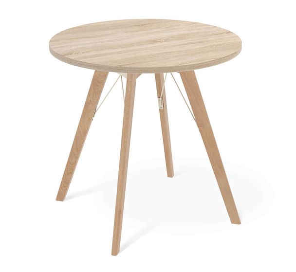 Стол Sheffilton SHT-TU9/TT 80 ЛДСП прозрачный лак/дуб сонома - Вид 1