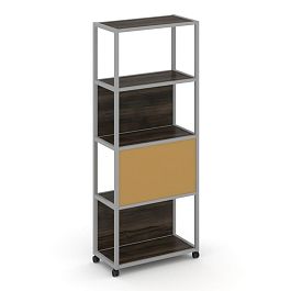 Shelf Mobile Стеллаж 5 уровней 1 секция VR.LT-STK-506.06 Дуб Мали/Металл Серый/W-31 600*400*2000 - Фото предпросмотра