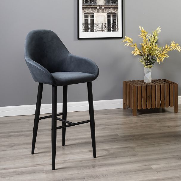 Кресло Бар.Kent Diag grey/черный - Вид 10