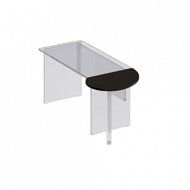 Брифинг-приставка без опоры "Формула" ФР 436 венге темный - Вид 1