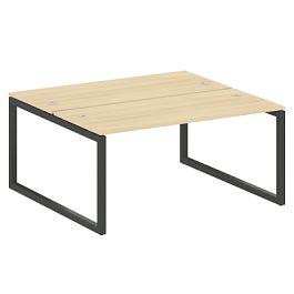 Metal System Quattro Р. ст. на О-образном м/к 50БО.РАС-СП-2.4 Акация/Антрацит металл 1600*1475*750 - Фото предпросмотра