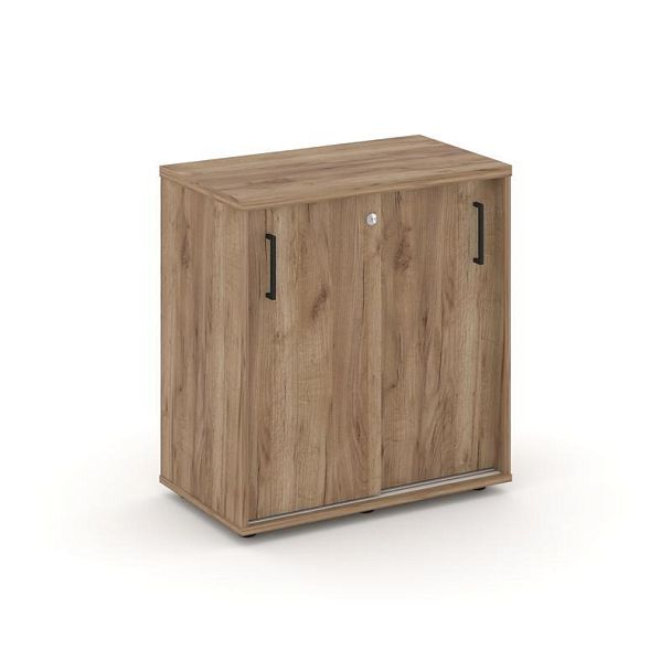 Стайл Проджект Тумба опорная/приставная SN.TOP-042 Дуб Табак/Черный Ручки 700*400*750 - Вид 1