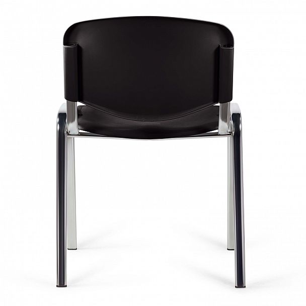 Стул STAFF "Iso Plast CF-009", хром каркас, пластик черный, 532571 - Вид 7