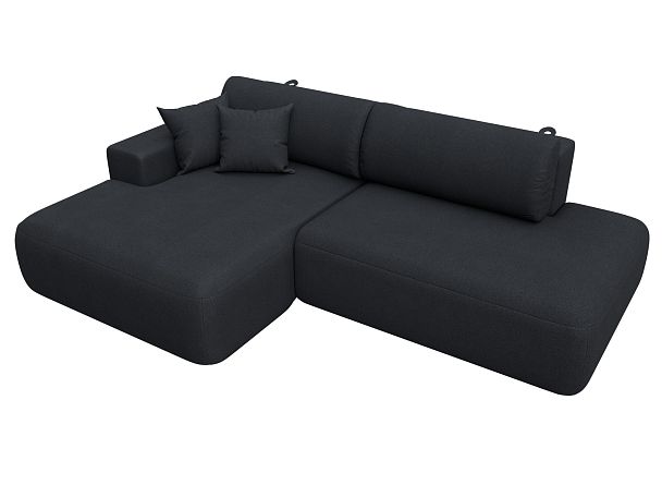 Диван угловой Лига-036 НПБ Модерн левый угол Искусственная замша серый - Вид 5