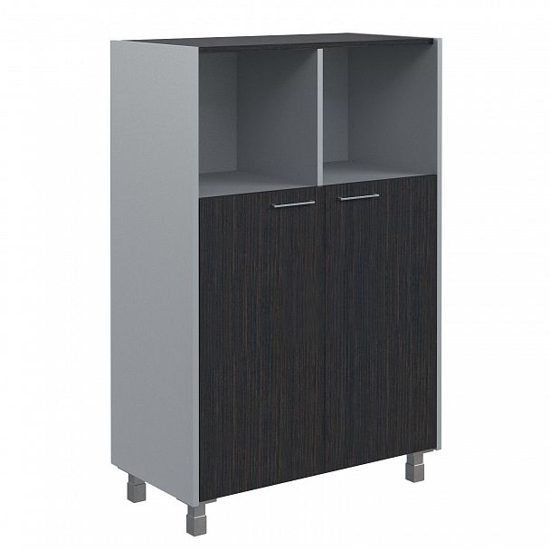 Шкаф "Offix new" OMC 87.3 дуб сонома/металлик - Вид 2