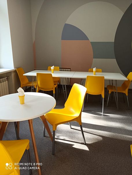 Стол Sheffilton SHT-TU9/80 МДФ белый светлый орех/белый - Вид 3