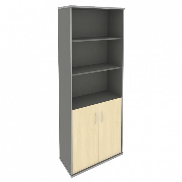 Шкаф "Riva" А.СТ-1.1 клен/металлик - Вид 1