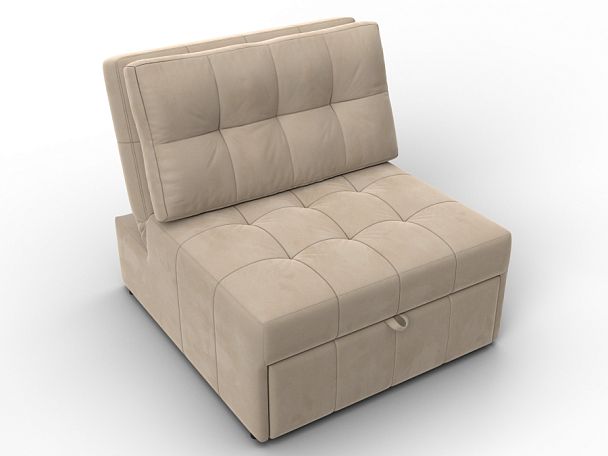 Кресло-кровать Лига-107 (80) Велюр бежевый - Вид 6