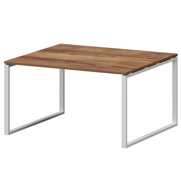 Стол переговорный на металлокаркасе СМСП-О-16.123.Пр25 Таксония/Белый 1600x1236x750 Смарт - Вид 1