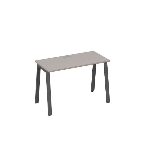 Стол письменный на металлокаркасе TRE A4 А4 Б3 003 БП мокко премиум / металлокаркас антрацит - Вид 1