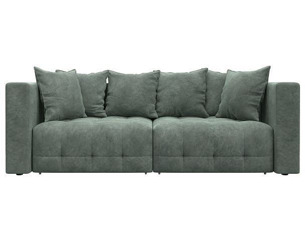 Диван прямой Лига-052 НПБ Велюр зеленый - Вид 2